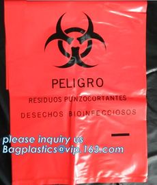 autoclavable Biohazard Collection Bags, 40 Gallon Biohazard Garbage Bag, ldpe biohazard plastic bags, bagplastics, pac supplier