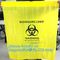 Disposable plastic biohazard bags infectious linen waste bags, Yellow Biohazard Waste Bag Medical Specimen Transport Bag supplier