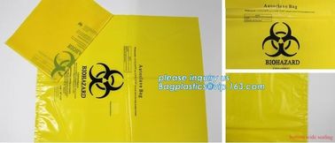 specimen transport poly bag, lab sample packing bags, Pathology Specimen Bag, autoclave bags, Biohazard waste disposal b supplier