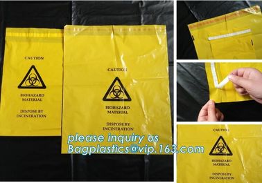 medical trash bin liner bags biohazard waste garbage bags, Health Hazards bags, biohazard waste bags medical waste bag, supplier