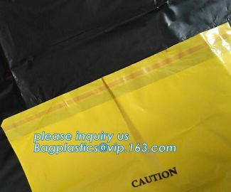 biohazard infectious waste Dustbin liner, 3 wall or 4 wall document pouch, Healthcare Trash Bags, bagplastics, bagease supplier