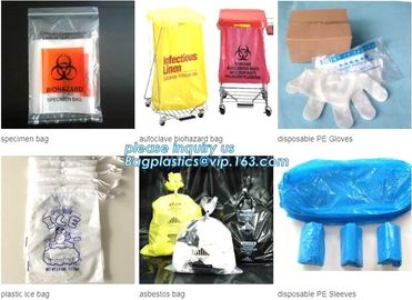 Bio Harzard Specimen Bags/Medical Waste Biohazards Bag/Medical Waste Disposal, infectious medical waste disposal plastic supplier