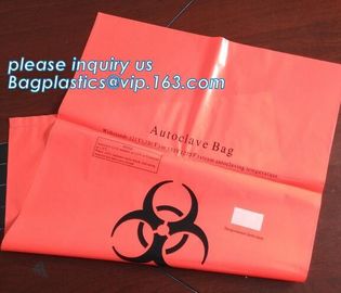 Biohazard medical waste bag yellow plastic draw tape bag, promotional medical bags, madical biohazard bags, bagplastics supplier