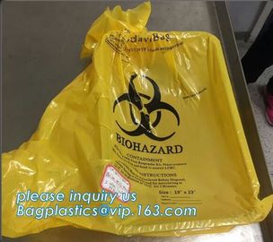 Biohazard liner bags, drawstring liner, drawtape liner, clinical, medical, hospital, healthcare, medication, supplies supplier