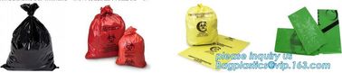 Biohazard Bag Linear Low Density, Red Isolation Infectious Waste Bag, Zip-Closure Biohazard Specimen Bags, bagplastics supplier