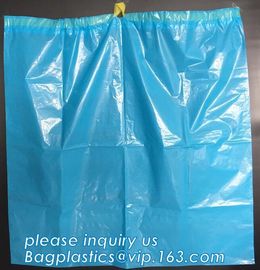 Clinical biohazard waste bags, disposable plastic medical biohazard bag, Medical Waste Disposal Bag for Hospital Garbage supplier