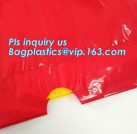 Disposable biohazard infectious plastic drawstring medical waste bag, Promotional mini biohazard drawstring packaging ba supplier