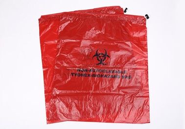 Adhensive tape bag, self seal bagsYellow/red/black biohazard infectious/medical waste bag/liner with drawcord/drawstring supplier