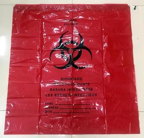 Adhensive tape bag, self seal bagsYellow/red/black biohazard infectious/medical waste bag/liner with drawcord/drawstring supplier