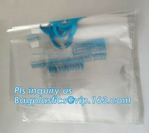 60 micron clear LDPE plastic cotton draw string garbage biohazard bag, Custom printed compostable flat on roll trash bag supplier