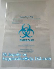 60 micron clear LDPE plastic cotton draw string garbage biohazard bag, Custom printed compostable flat on roll trash bag supplier