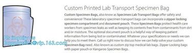 Color Custom Super Large Biohazard Waste Bag, Biohazard Collection Bags/Custom Colored sterile medical bags bags for Lab supplier