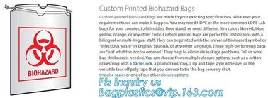 Biohazard recycle colored waste garbage bag on roll, Colorful biohazard bags, Colored medical waste bags biohazard garba supplier