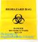 Custom Printed Yellow Biohazard Compost Disposal Plastic Biodegradable Yard Medical Waste Bag, bagplastics, bagease, pac supplier