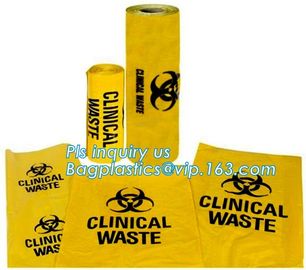 High temperature resistance 120C Biohazard Garbage Bags Medical Wast Bags for Sterilization Used in Hospital, bagease supplier