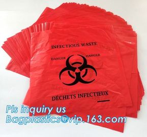 High temperature resistance 120C Biohazard Garbage Bags Medical Wast Bags for Sterilization Used in Hospital, bagease supplier