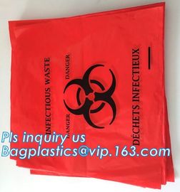 High temperature resistance 120C Biohazard Garbage Bags Medical Wast Bags for Sterilization Used in Hospital, bagease supplier