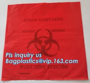 High temperature resistance 120C Biohazard Garbage Bags Medical Wast Bags for Sterilization Used in Hospital, bagease supplier