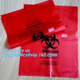 30 Gallon 33&quot; X 40&quot; Red Isolation Infectious Waste Bag / Biohazard Bag High Density 17 Microns - 250 / Case, bagease supplier