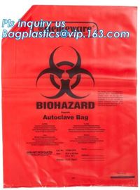 Clinical Waste Bags (Yellow), Heavy Duty Sacks , 17in x 25in (x25), Popular PE/PP biohazard eco bag,garbage bag,plastic supplier