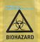 biohazard plastic waste bags clinical disposal bags in yellow color, heavy duty red medical biohazard garbage trash bags supplier