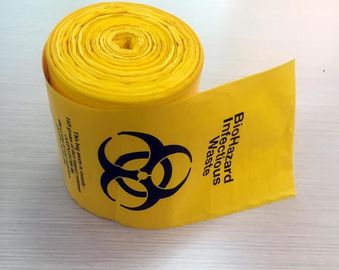 Medical waste garbage bags / Yellow Red Medical waste garbage bags/ Infections Linens Waste Bags, Biohazard &amp; Linen Bags supplier