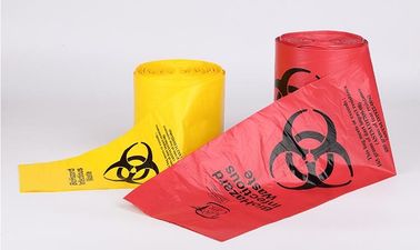 Medical waste garbage bags / Yellow Red Medical waste garbage bags/ Infections Linens Waste Bags, Biohazard &amp; Linen Bags supplier