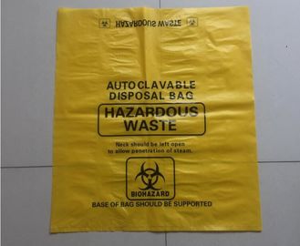 Medical waste garbage bags / Yellow Red Medical waste garbage bags/ Infections Linens Waste Bags, Biohazard &amp; Linen Bags supplier