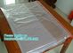 industry waste clear asbestos bags, Sell clear plastic asbestos rubbish bags with red printing, Strong LDPE Material Asb supplier