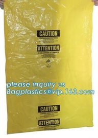 PE asbestos yard waste bags, Durable Black Large 6 Mil Jumbo Disposal Asbestos Waste Plastic Bags, bagplastics, bagease supplier