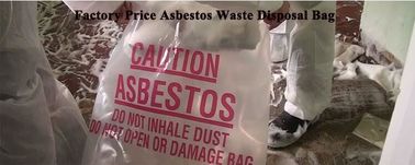 Polyethylene disposal asbestos waste bags, Asbestos trash bags, construction bag, builder bag, sand bags, brick bags, pa supplier