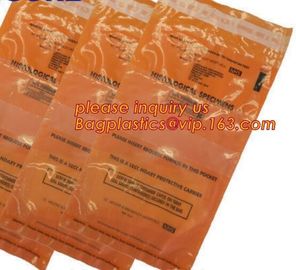 blood bag, blood grip bags. zipper pouch for medical specimen/ Pathological specimen packaging bag, medial blood carrier supplier