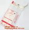 blood bag, blood grip bags. zipper pouch for medical specimen/ Pathological specimen packaging bag, medial blood carrier supplier