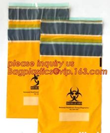 Specimen Biohazard Bag/k bag with pocket, Manufacturer BioHazard Medical Specimen Zip Bags, bagplastics, bagease supplier