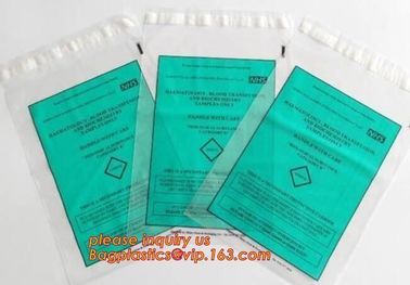 wholesale custom printed ldpe k kangaroo pouch plastic zipper bag zip lock biohazard specimen bags with pocket supplier