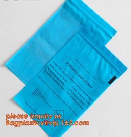 wholesale custom printed ldpe k kangaroo pouch plastic zipper bag zip lock biohazard specimen bags with pocket supplier