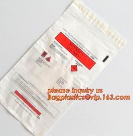 Medical packing k sealing plastic biohazard specimen bag customized pouch, Disposable plastic medical waste specim supplier