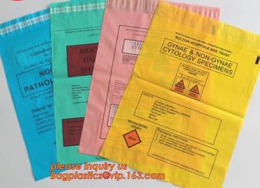 Poly Plastic Medical Specimen Bags Hospital Bag Medical Vomit Bag, specimen bag autoclavable biohazard bags high quality supplier