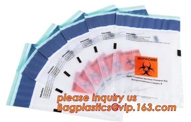 Biodegradable Biohazard Specimen Bag, Biohazard Specimen Transport Bag, Medical Grade Laboratory Specimen Bag, bagplasti supplier