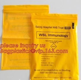 Biodegradable Biohazard Specimen Bag, Biohazard Specimen Transport Bag, Medical Grade Laboratory Specimen Bag, bagplasti supplier