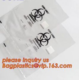 Biodegradable Biohazard Specimen Bag, Biohazard Specimen Transport Bag, Medical Grade Laboratory Specimen Bag, bagplasti supplier