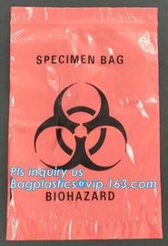 Biodegradable Biohazard Specimen Bag, Biohazard Specimen Transport Bag, Medical Grade Laboratory Specimen Bag, bagplasti supplier