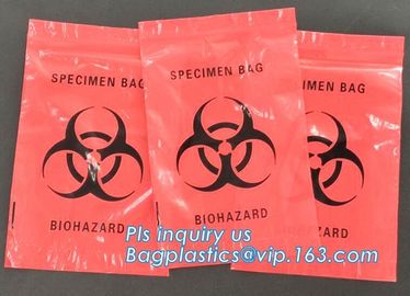 Biodegradable Biohazard Specimen Bag, Biohazard Specimen Transport Bag, Medical Grade Laboratory Specimen Bag, bagplasti supplier