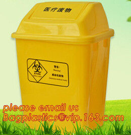 Square sharps container, medical disposal bins, needle container, Disposable Hospital Biohazard Sharp Collector Waste Bi supplier