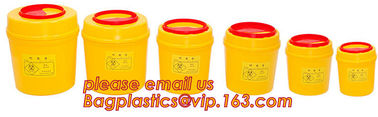 1.0L small biohazard sharps Container, bin for surgical waste with lower price, Disposable Hospital Biohazard Sharp Coll supplier