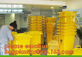 BIOHAZARD WASTE CONTAINERS, PLASTIC STORAGE BOX, MEDICAL TOOL BOX, SHARP CONTAINER, SAFETY BOX, Disposable Hospital Bioh supplier