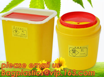 1.0L small biohazard sharps Container, bin for surgical waste with lower price, Disposable Hospital Biohazard Sharp Coll supplier