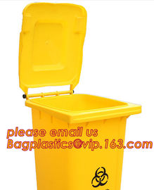 BIOHAZARD WASTE CONTAINERS, PLASTIC STORAGE BOX, MEDICAL TOOL BOX, SHARP CONTAINER, SAFETY BOX, Disposable Hospital Bioh supplier