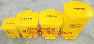 BIOHAZARD WASTE CONTAINERS, PLASTIC STORAGE BOX, MEDICAL TOOL BOX, SHARP CONTAINER, SAFETY BOX, Disposable Hospital Bioh supplier