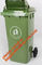 Mobile heavy duty hdpe outdoor garbage trash bin 120 liter plastic garbage bins with wheels, car trash can,car trash bin supplier